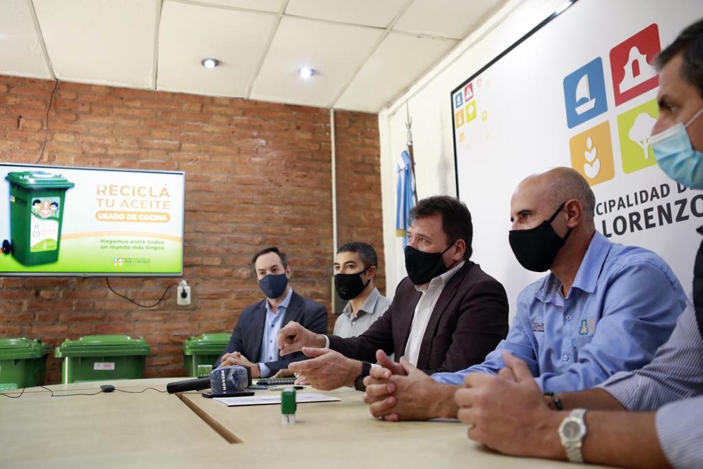 Colocar&aacute;n en San Lorenzo contenedores para depositar aceite de cocina usado y reciclarlo