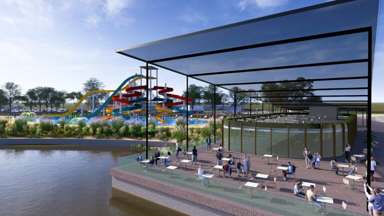 Cómo será el parque acuático que se levantará al lado de La Florida